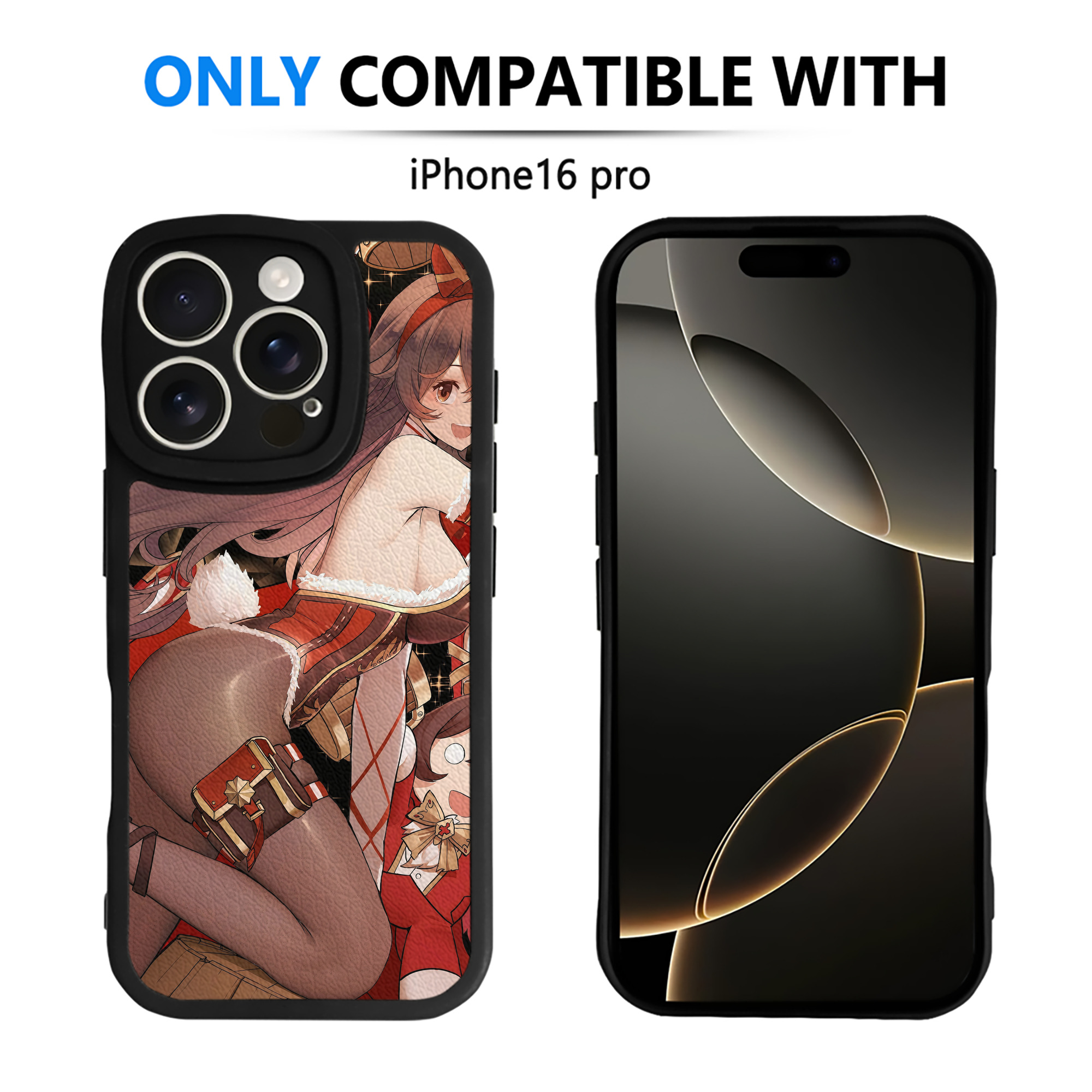 げんし神 genshin 【iPhone 16シリーズ対応】シリコンスマホケース（レザー調） 材質：シリコン